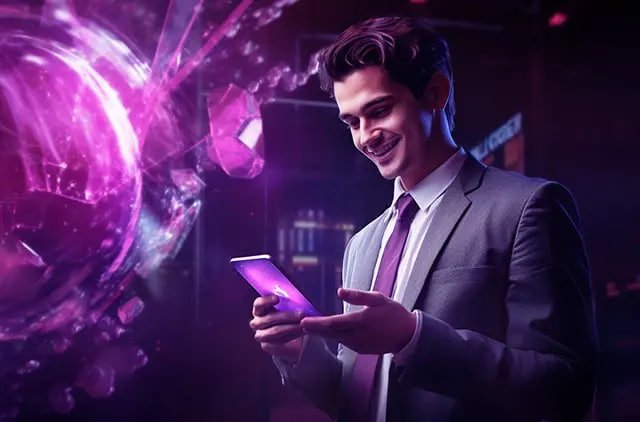 Responsible gaming message beside sports event content on app 333